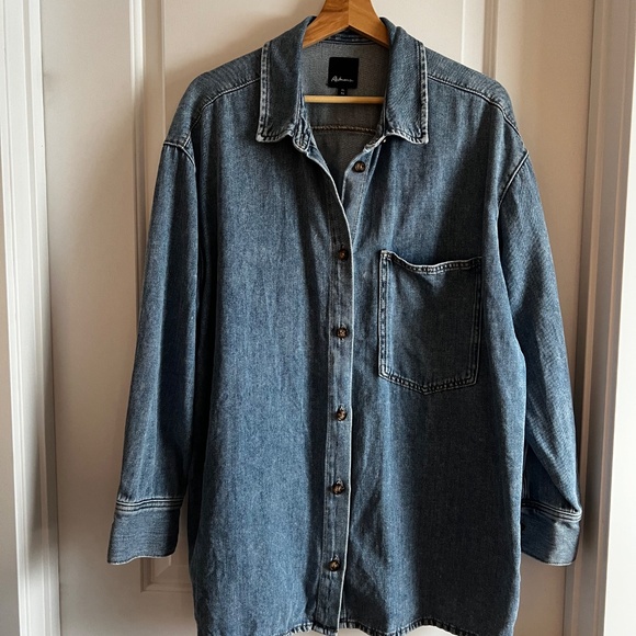 Reitmans Womens Denim Overshirt - Picture 5 of 9